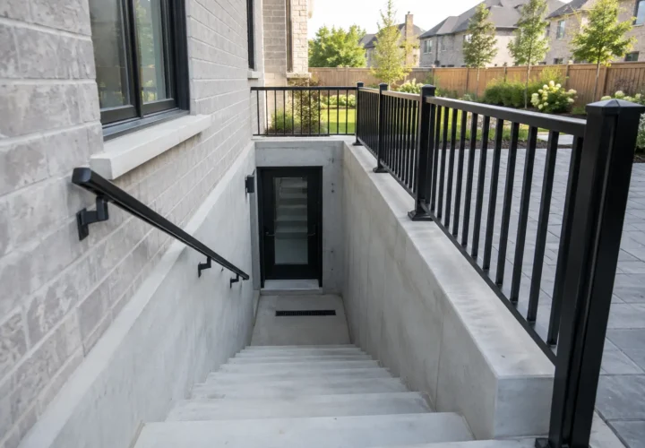 Below-Grade Entrance