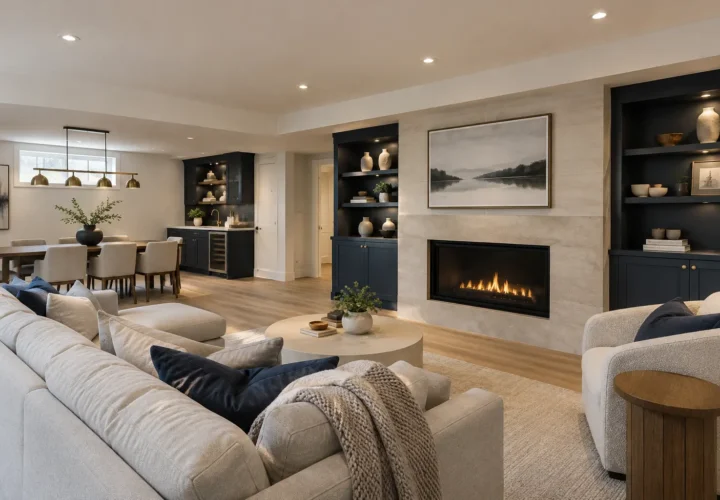 Basement Living Area